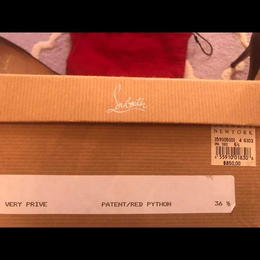 Christian Louboutin Python Very Prive 6.5 - image 6